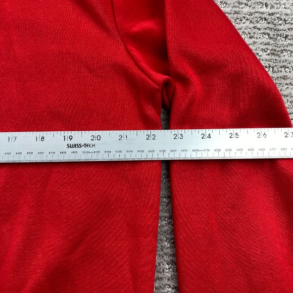 Ugly Christmas Sweater Men Large L Red Pull Over Jumper Sweatshirt XMAS New Year - Picture 10 of 11